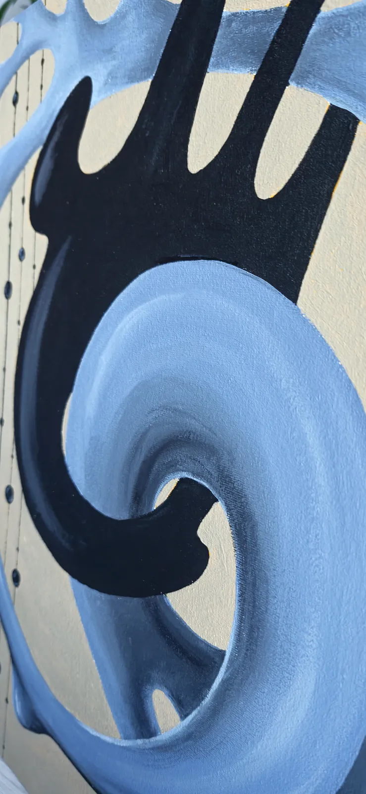 Image of Inner Movement by Oksana Lopokha, size: 35x45cm, made of acrylic, Painting medium, from Ukraine, part of the Vectors Within series, priced at $400 Photo 3 of 5.
