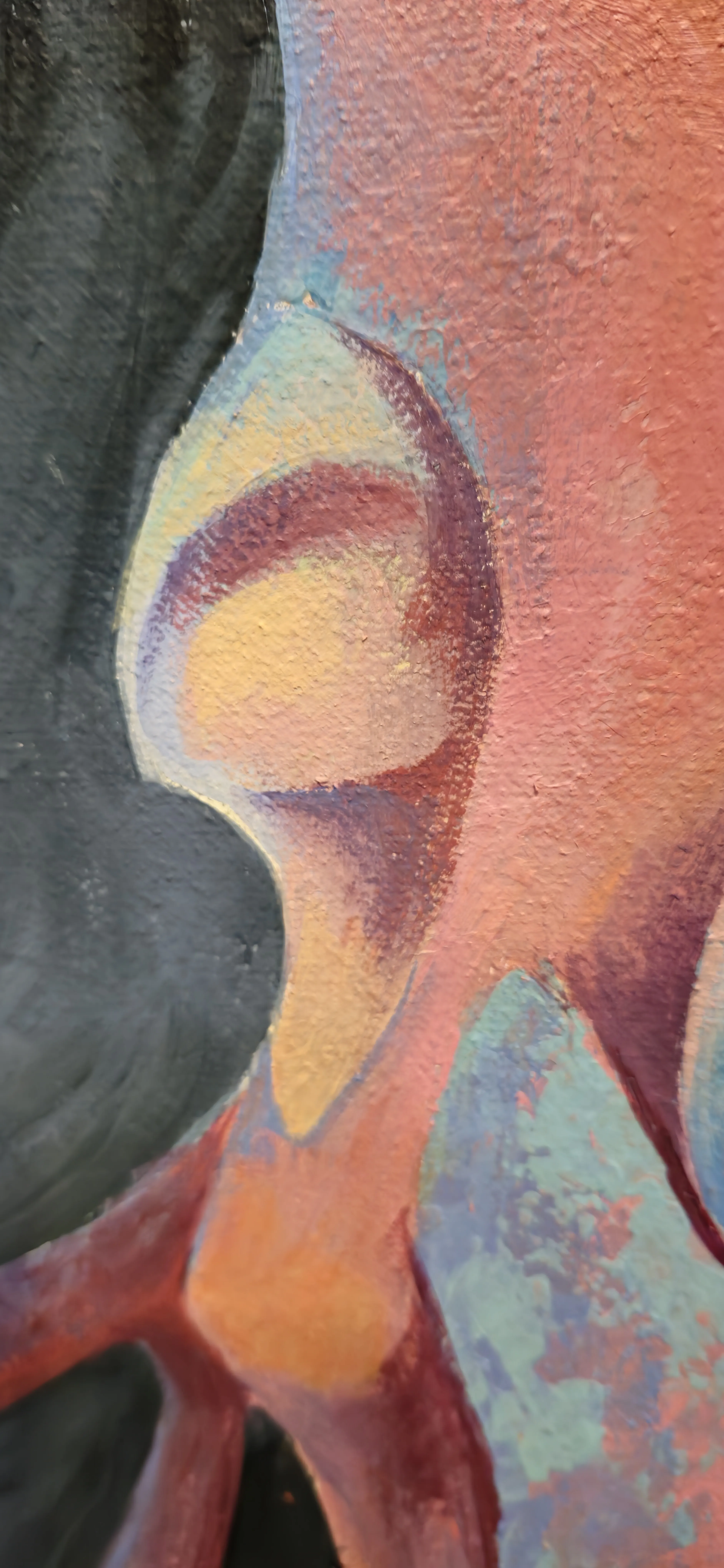 Image of Your worlds listen to the nightingale by Oksana Lopokha, size: 60х80, made of Acrylic, Painting medium, from Ukraine, part of the "Figures" series, priced at $1300 Photo 2 of 6.