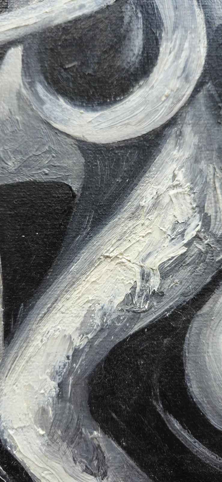 Image of Harmony of the Flow 1 by Oksana Lopokha, size: 30х40, made of Oil on canvas, Painting medium, from Ukraine, part of the Ритм і рух series, priced at $350 Photo 5 of 6.