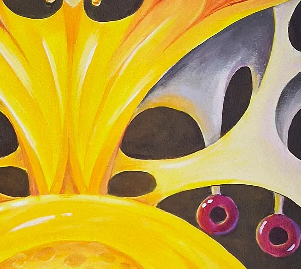 Image of Untitled by Oksana Lopokha, size: 50х70, Painting medium, part of the "Figures" series, priced at $1500 Photo 2 of 4.