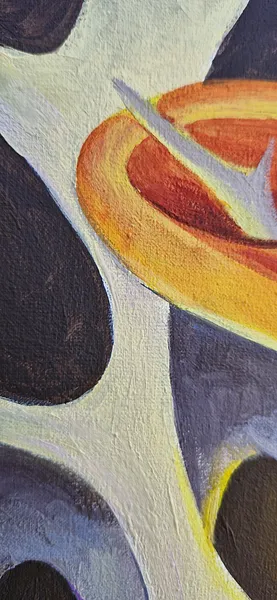 Image of Untitled by Oksana Lopokha, size: 50х70, Painting medium, part of the "Figures" series, priced at $1500 Photo 4 of 4.