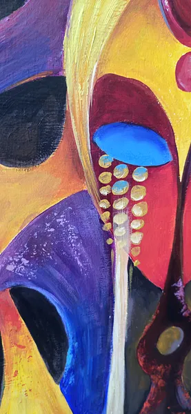 Image of Присутність by Oksana Lopokha, size: 50х80, Painting medium, part of the Хранителі series, priced at $1200 Photo 4 of 5.